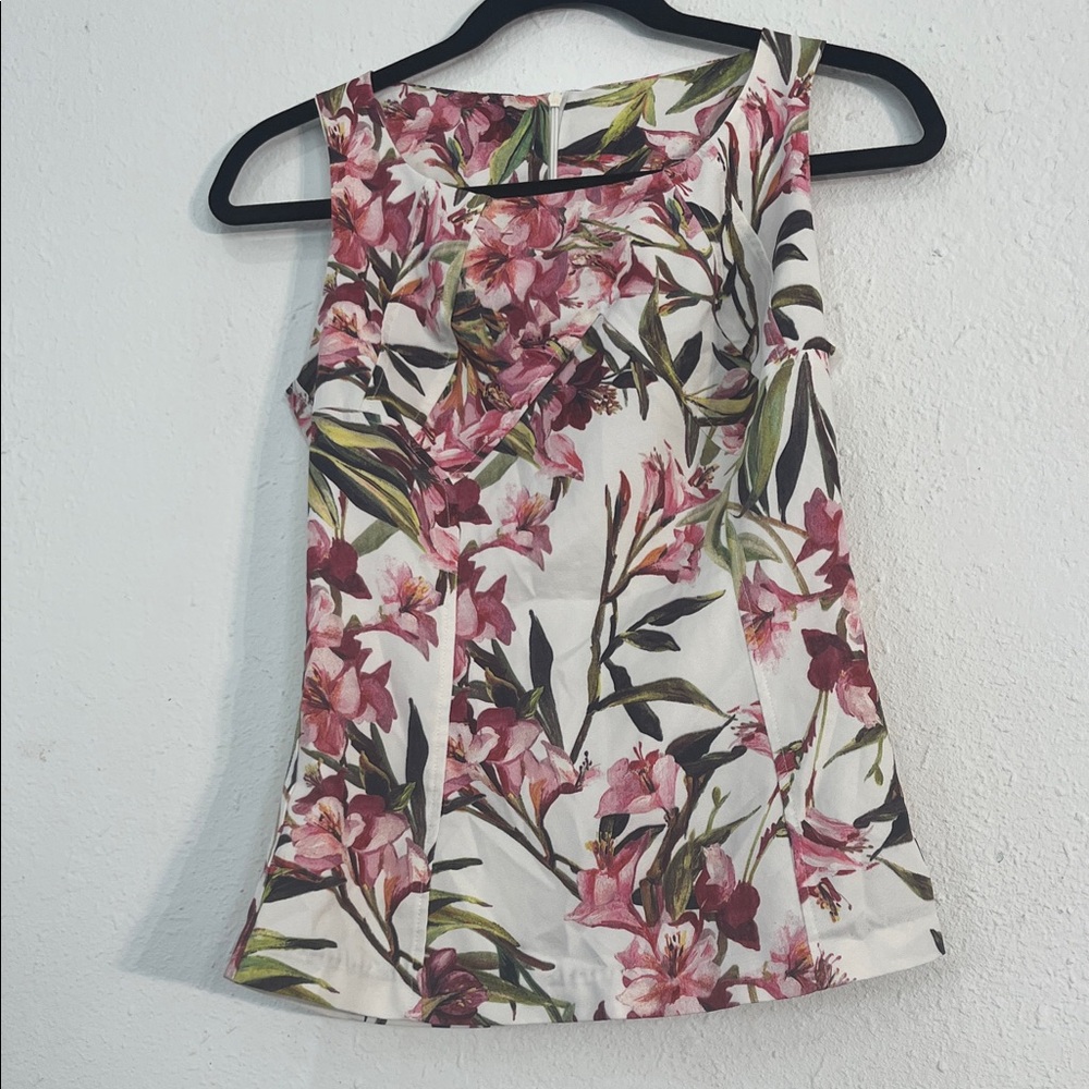 Floral Sleeveless Top